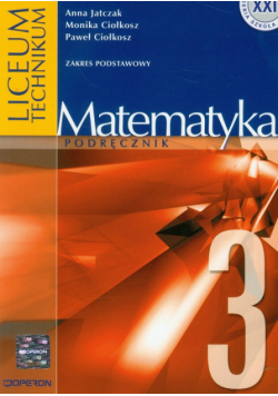 Matematyka 3: podręcznik, zakres podstawowy