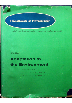 Adaptation to the Environment