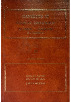 Diseases of the Motor System (Handbook of Clinical Neurology Volume 59