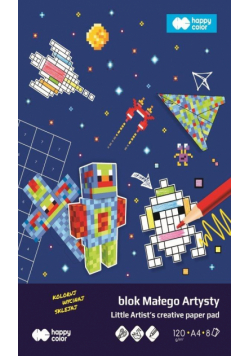 Blok małego artysty A4 8 ark Pixi Planet