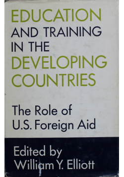 Education and training in the developing countries plus Autograf Autora