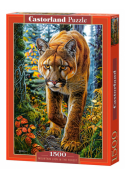 Puzzle 1500 Mountain Lion In The Forest C-152261-2