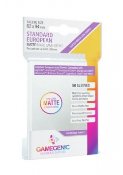 Gamegenic: Matte Standard European-Sized 62x94mm