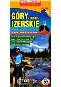 Mapa turystyczna- Góry i pogórze Izerskie 1:50 000