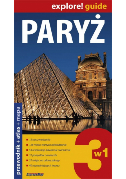 Paryż przewodnik + mapa + atlas