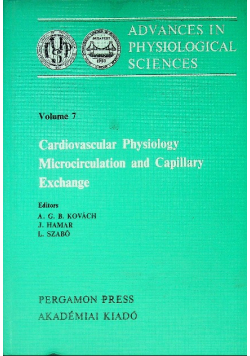 Cardiovascular Physiology: Microcirculation and Capillary Exchange