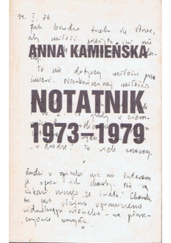 Notatnik 1973 1979
