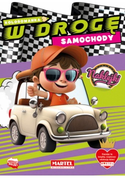 Kolorowanka W drogę. Samochody z naklejkami