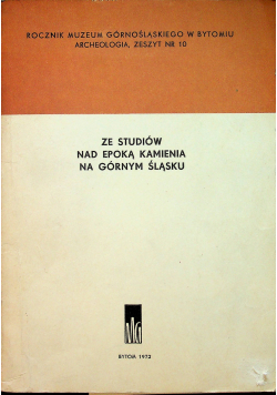 Ze studiów nad epoką kamienia