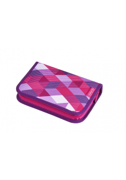 Piórnik 31 części Pink Cubes