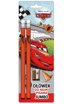 Ołówek Jumbo do nauki pisania 2szt + temperówka