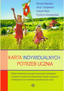 C. - Karta indywidualnych potrzeb ucznia