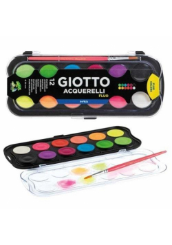 Farby Acquerelli Fluo 12 kolorów