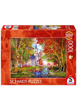 Puzzle PQ 1000 Kościółek w lesie 112981