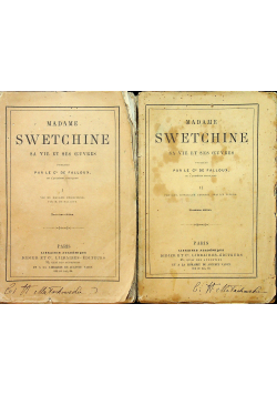 Madame Swetchine 2 tomy 1860 r.