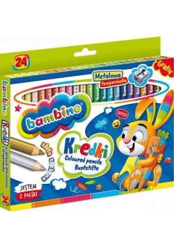 Kredki ołówkowe 24 kolory