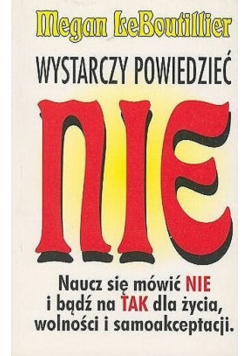 Wystarczy powiedzieć NIE