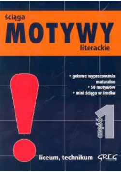 Motywy literackie 1 ściąga