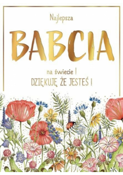 Karnet B6 Babcia Łąka