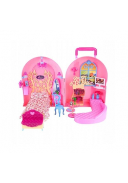 Domek walizkowy dla lalki 29 cm