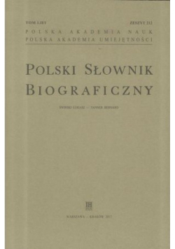 Polski Słownik Biograficzny LII nr1 Zeszyt 212