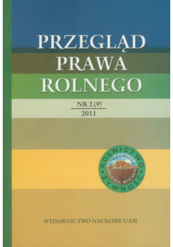 Przegląd Prawa Rolnego 2 (9) 2011