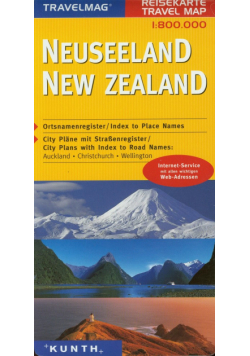 Travelmag New Zealand 1:800000