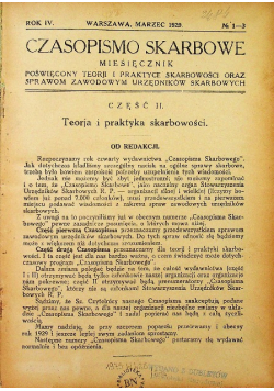 Czasopismo Skarbowe Nr 1 do 12 1929 r.