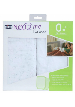 Prześcieradło Next2me Forever bear 2szt