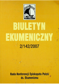 Biuletyn ekumeniczny Nr 2 / 142