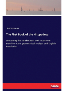 The First Book of the Hitopadesa