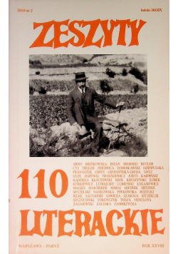 Zeszyty 110 literackie Nr 2 / 10