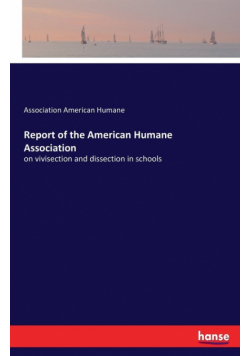 Report of the American Humane Association