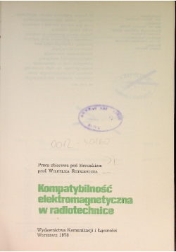 Kompatybilność elektromagnetyczna  w radiotechnice