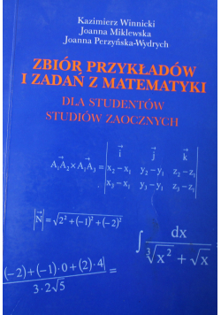 Zbiór przykładów i zadań z matematyki