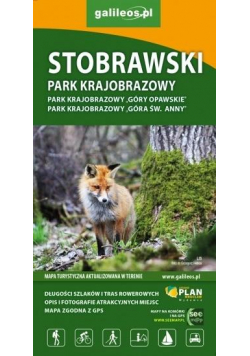 Mapa turystyczna - Stobrawski Park Krajobrazowy
