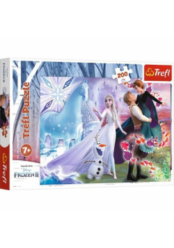 Puzzle 200 Magiczny świat sióstr Disney Frozen 2