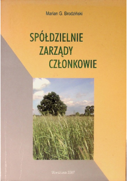 Spółdzielnie zarządy członkowie