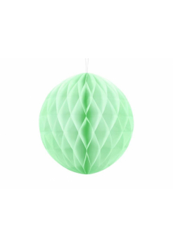 Kula bibułowa, pistacjowy 30cm