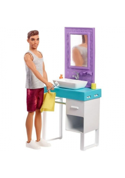 Barbie. Lalka Ken Domowe zajęcia FYK53