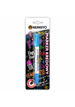 Marker kredowy MUNGYO niebieski na blistrze