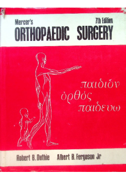 Mercer's Orthopaedic Surgery
