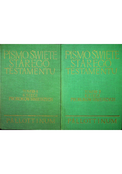 Pismo Święte Starego Testamentu Tom XII Część I i II