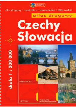 Czechy i Słowacja Atlas drogowy 1:200 000