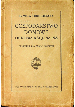 Gospodarstwo domowe i kuchnia racjonalna 1929 r.