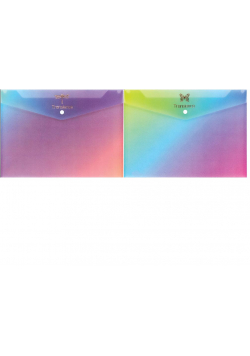 Koperta A4 glitter rainbow mix 88306