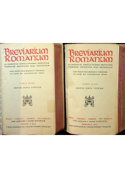 Breviarium Romanum Tomus Alter i Prior