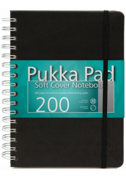 Kołonotatnik Pukka Pad A5 Soft Cover czarny