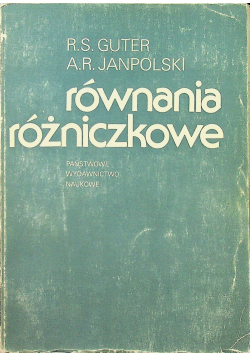 Równania różniczkowe