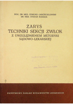 Zarys techniki sekcji zwłok